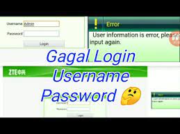 Find the default login, username, password, and ip address for your telkom router. Cara Mengatasi Gagal Login Username Password Pada Zte Wifi Indihome Youtube