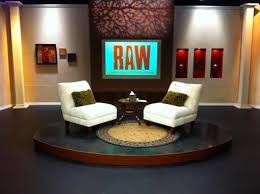 White Chairs Stage Set Design Tv Set Design Tv Design