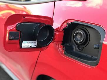 Honda Civic capless fuel filler neck layout, AI generated