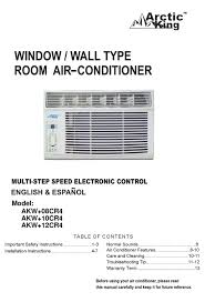 The compact 14,000 btu air conditioner perches perfectly on your window to quickly cool spaces of up to 700 sq. Arctic King Akw 12cr4 Installation Instructions Manual Pdf Download Manualslib