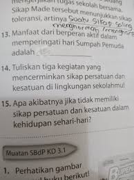 Menunjang persatuan dan kesatuan dalam keluarga. Sikap Persatuan Dan Kesatuan Di Sekolah