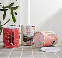 Airtight Food Grade Paper Canister Packaging | Paper Cans