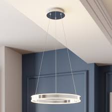 Esstischlampe modern esstischlampe trixie schwarz modern design groß, kjlars led pendelleuchte esstisch hängelampe wohnzimmer, einzelteil viii, modern led pendelleuchte dimmbar esstisch. Led Pendelleuchte Lyani In Chrom Dimmbar 50 Cm Kaufen Lampenwelt De