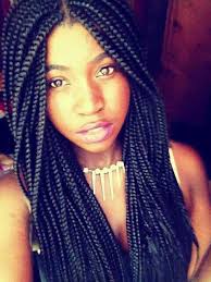The ghetto is the unique hairstyles that emerged from the american low living classes. Medium Box Braids Middle Part Novocom Top