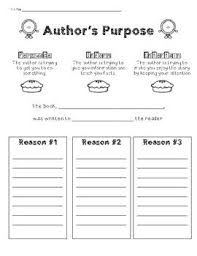 Author S Purpose Providing Evidence Authors Purpose Author S Purpose Worksheet First Grade Worksheets