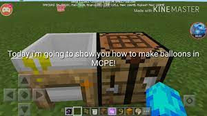 Another look at minecraft education edition. Mcpe I How To Make Balloons Youtube