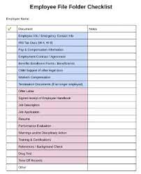 When this happens, it becomes important for an hr staff member to mediate the conflict and attempt to find a resolution. What To Include In A Personnel File Free Checklist