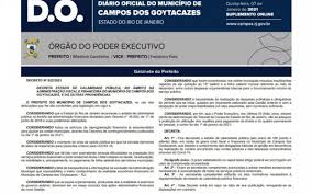 O que os pais precisam saber. Prefeito De Campos Decreta Estado De Calamidade Fiscal E Financeira Campos O Dia