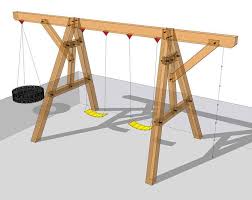 14x16 Timber Frame Wooden Swing Set Plans Wooden Swing Set Wooden Swings