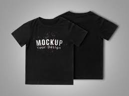 Blank Black Kids T Shirt Mock Up Template Kids Tshirts Black Kids Tshirt Mockup