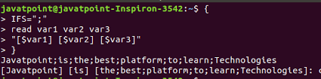 linux read command javatpoint
