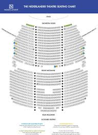 nederlander theatre seating map theater seating theatre