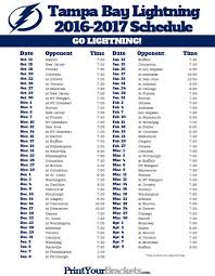 2016 2017 Tampa Bay Lightning Schedule Oilers Hockey Winnipeg Jets Hockey Edmonton Oilers