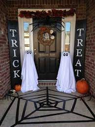 Use black and orange to decorate, make monster snacks for your guests to enjoy and welcome them into your ghoulish home. Over 40 Of The Best Homemade Halloween Decorating Ideas Homemade Halloween Decorations Halloween Porch Halloween Front Doors