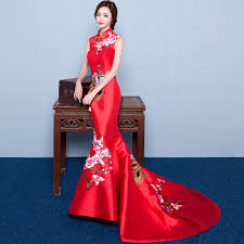 Awesome cheap wedding dresses from china new design model. Red Mermaid Wedding Lace Traditional Dresses For Women Cheongsam Chinese Style Long Qipao Evening 2016 High Quality Satin Traditional Dress Traditional Lace Wedding Dresstraditional Wedding Dress Aliexpress