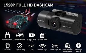 Best dual dash cam 2021. Vantrue T3
