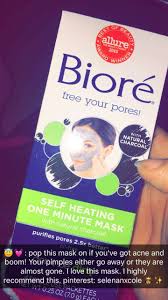 Biore Self Heating One Minute Mask Pinterest Selenanxcole Skin Care Hair Care Skin Treatments Facial Care