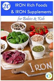 20 Iron Rich Foods And Iron Supplements For Babies Kids