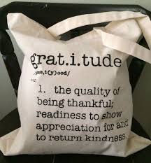 Gratitude Definition Screen Printed Canvas Tote Bag Etsy Printed Canvas Tote Bag Gratitude Definition Screen Printing