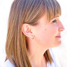 Rose Gold Filled Hoop Earrings, Rose Gold Small Hoops, Dainty Hoop  Earrings, 14K Rose Gold Hoop Earrings