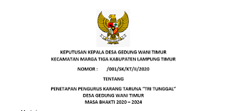 Pasal kt dander dander bertu/uan untuk. Contoh Sk Karang Taruna Tri Tunggal Lampung Timur Id Pengertian