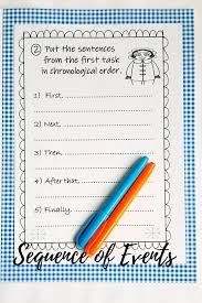 Language Arts The Sequence Of Events Adjectives Past Tense Grammar Practice