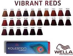 Wella Reds Color Chart Sbiroregon Org