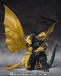 Tamashii Nations Sh Monsterarts Special Color Version Of King Ghidorah The Toyark News Godzilla Vs King Ghidorah Godzilla Funny Godzilla Toys