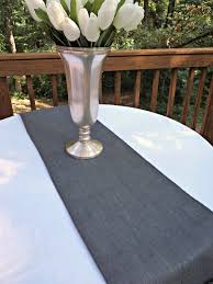 Gray Burlap Table Runner Select Your Size Gray Home Decor Grey Table Runners Modern Rustic Style D Table Runners Wedding Interior Design Rustic Grey Home Decor