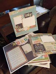 Simple Stories Hello Baby Baby Girl Scrapbook Scrapbooking Layouts Baby Baby Mini Album