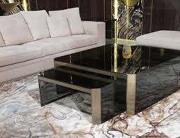 Nella Vetrina Visionnaire Ipe Cavalli Barrett Smoked Glass Luxury Coffee Table Coffee Table Luxury Furniture Contemporary Coffee Table