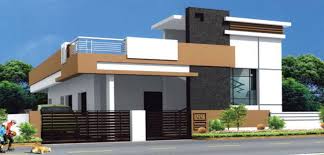 Elevations Of Independent Houses Google Search Normal House Small House Elevation Independent House