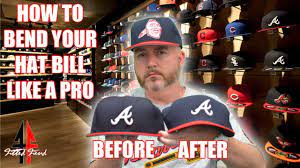 How To Bend Your Hat Bill Like A Pro Perfect Curve Fitted Fiend Ep 22 Youtube