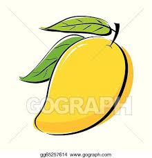 Vector Stock Mango Design Stock Clip Art Gg65257614 Gograph Trace body with very thick marker.