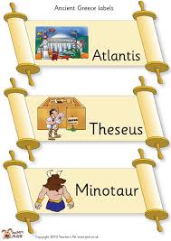 Teacher S Pet Ancient Greek Scrolls Free Classroom Display Resource Eyfs Ks1 Ks2 A Ancient Greece Facts Ancient Greece For Kids Ancient Greece Display