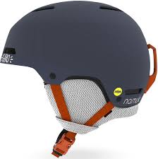 giro crue mips kids snowboard ski helmet s matte navy