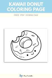 Donut coloring page coloring page donut drawing unicorn for free download on ayoqq org. Pin On Coloring Pages