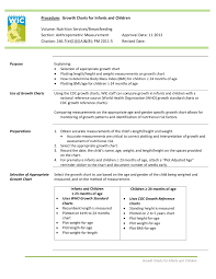 procedure growth charts for infants and children pages 1