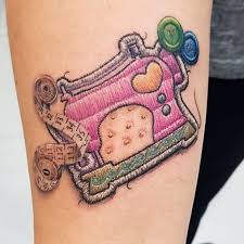 Apparently Embroidery Tattoos Are A Thing And It Looks Cooler Than It Sounds 30 Pics Bored Panda