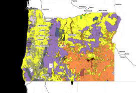 Oregon Land Ownership Map Public And Private Lands In Oregon | Oregonlive.com