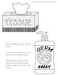 Learn to draw and color a coloring page of a mouth showing lips and teeth. No More Spreading Germs Coloring Pages For Kids