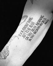 New Year New Ink It S A Line From One Of My Favorite Mary Oliver Poems Entitled Invitation You May Remember An Illust Lisa Congdon Poem Tattoo Mary Oliver