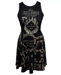 Harry Potter Marauders Map Dress Size Xl Hard To Find Sold Out New With Tags Harry Potter Outfits Harry Potter Dress Harry Potter Marauders Map