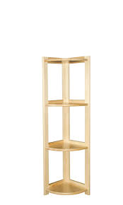 174 cm, 2 stk., holz. Holz Eckregal