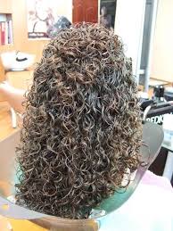 Voluminous half updo curly hairstyle for long hair. Tight Spiral Perm Long Hair Novocom Top