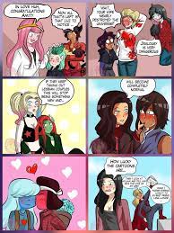 Credit: @balsyka (Instagram) | Lesbian comic, Marceline and bubblegum, Cute  lesbian couples