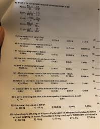 To convert 12 pounds into kilograms we have to multiply 12 by the conversion factor in order to get the mass amount from pounds to kilograms. X 1 Cm 46 Which Of The Following Setups Would Chegg Com