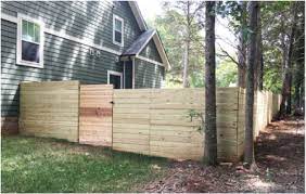 Sometimes a single section or two will be used as a divider to separate sections of the yard or to partition a patio or pool area. Horizontal Full Privacy Fence With Retaining Wall Charlotte Dreamscapes