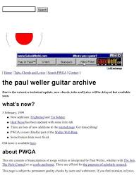biggie ha ha ha ha ha, check out this bizarre rapper style used by me, the b.i.g. The Paul Weller Guitar Archive Riotstories