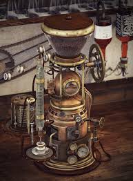 Steampunk Coffee Machine In 2020 Steampunk Coffee Steampunk Steampunk Crafts